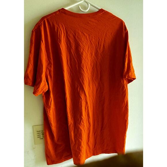 Russell Athletic Shirt Mens 2XL XXL Orange Workout Gym NWOT - Picture 2 of 2